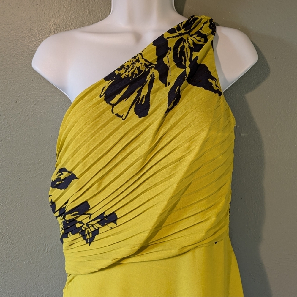 Nicole Miller One-Shoulder Midi Dress NWOT Size 6 - Picture 2 of 7